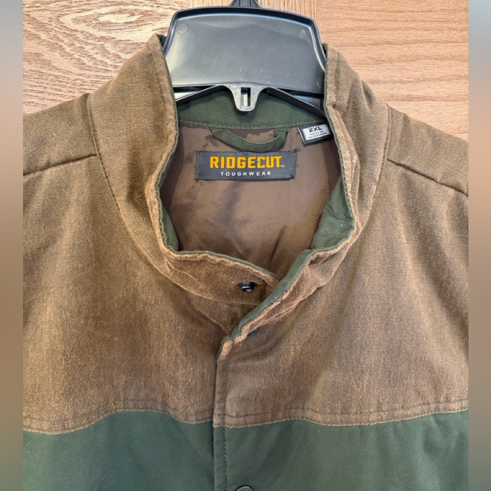 Ridgecut Tough Wear Men's Quilted Work Vest - Picture 2 of 6